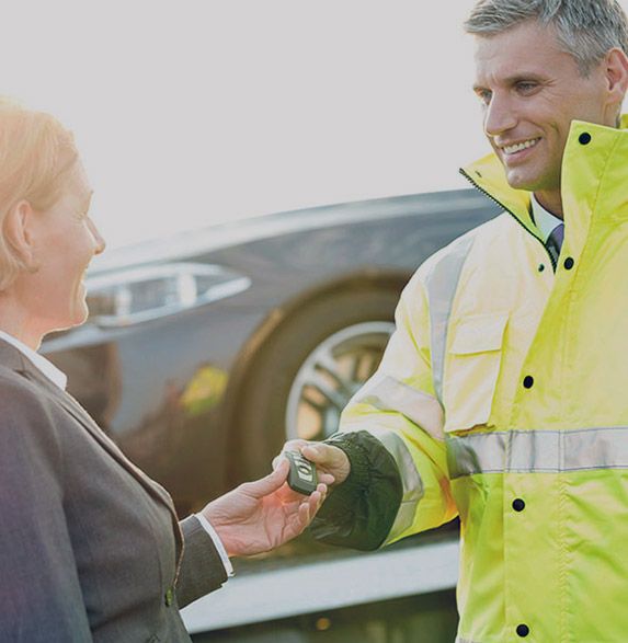 Autosiena mașină la schimb